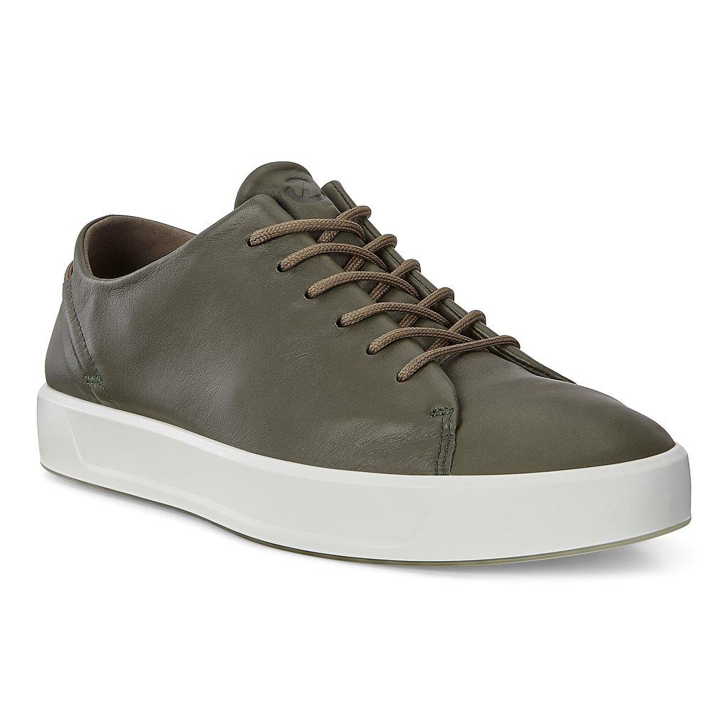 Ecco Soft 8 Mens Sneakers Green Sale - India YTH-187540